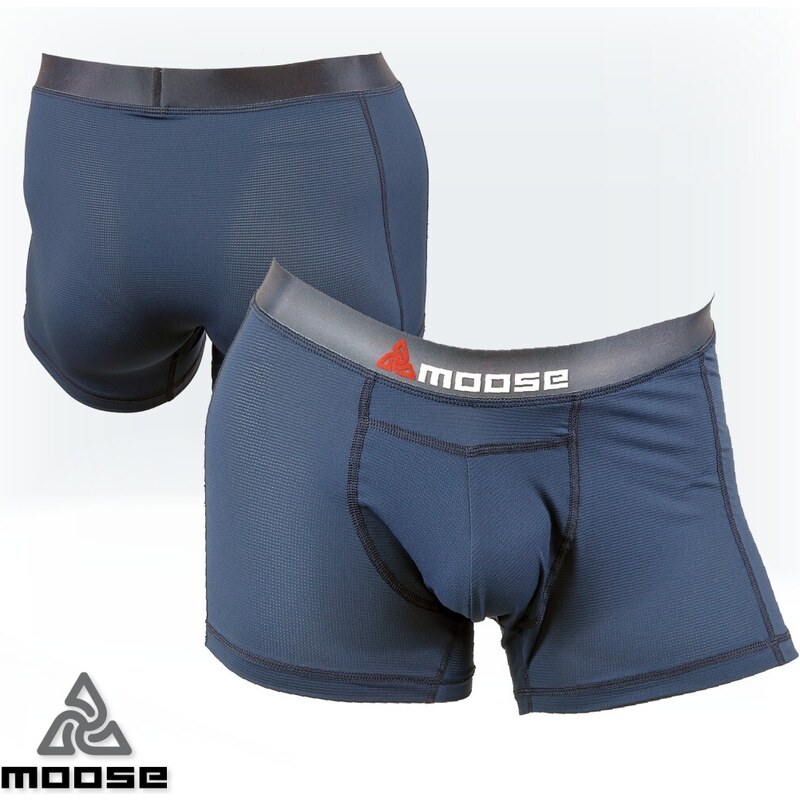 TABIT BOXER MEN pánske rýchloschnúce funkčné boxerky Moose Tm. sivá / 57944247