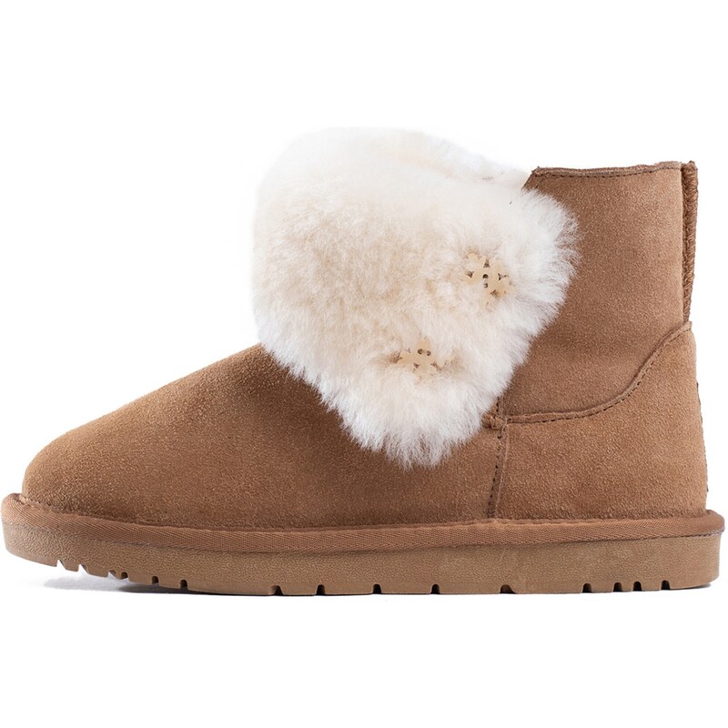 Gooce Snehule Junia krémová / gaštanová 54239310