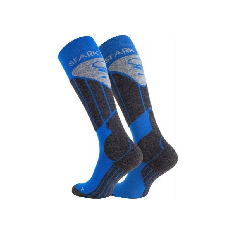 Stark Soul Lyžiarske a Snowboardové Ponožky so špeciálnou výplňou modré Modrá 35 - 38