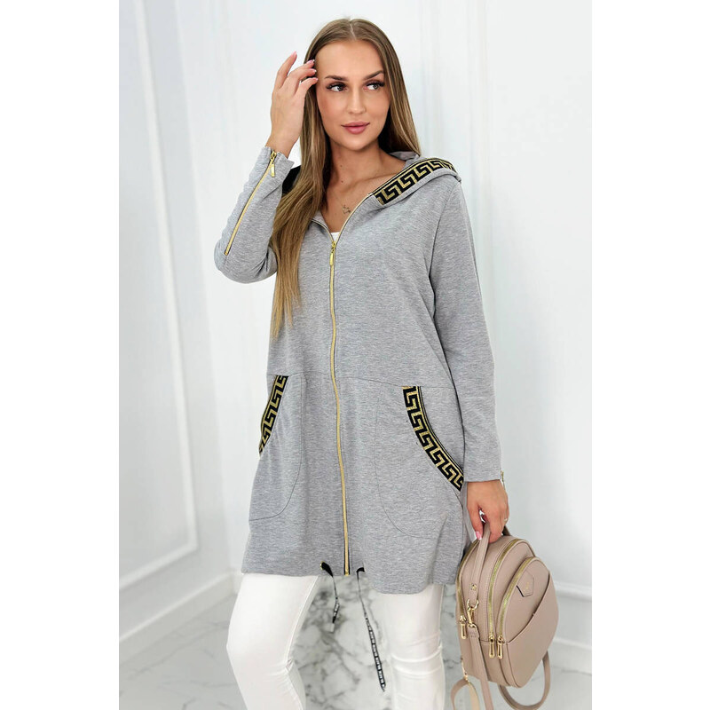 Fashionweek Dámska mikina z bavlny pohodlná mikina s kapucňou s 48752843