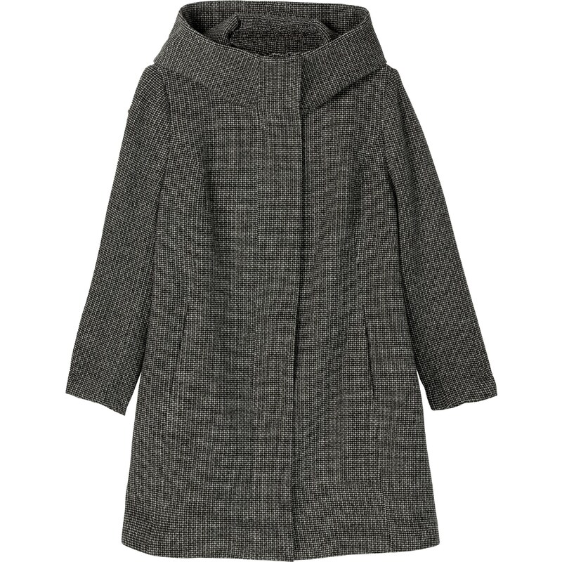 SHEEGO Prechodný kabát čierna / biela 66237632