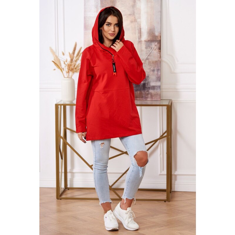 Fashionweek Mikina s kapucňou Oversized bavlnená K0160 50736827