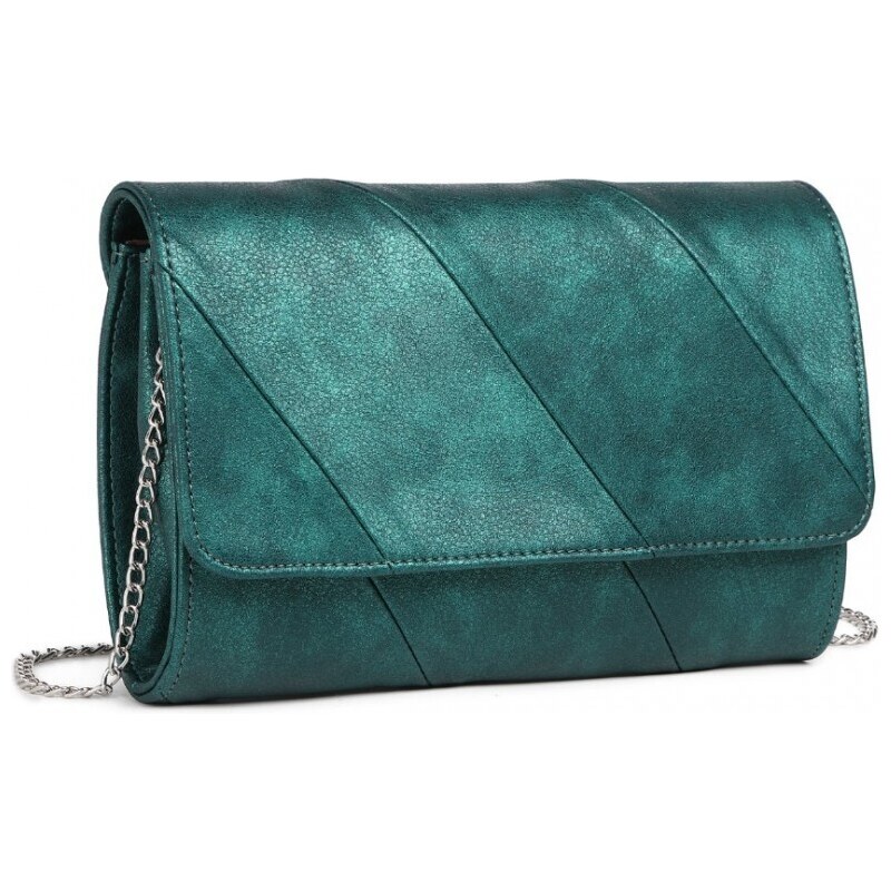 Miss LULU Dizajnová kokteilová kabelka EH2257 - zelená 48346361