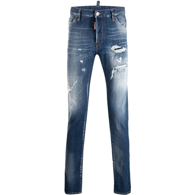 DSQUARED2 Distressed Blue rifle 48349736