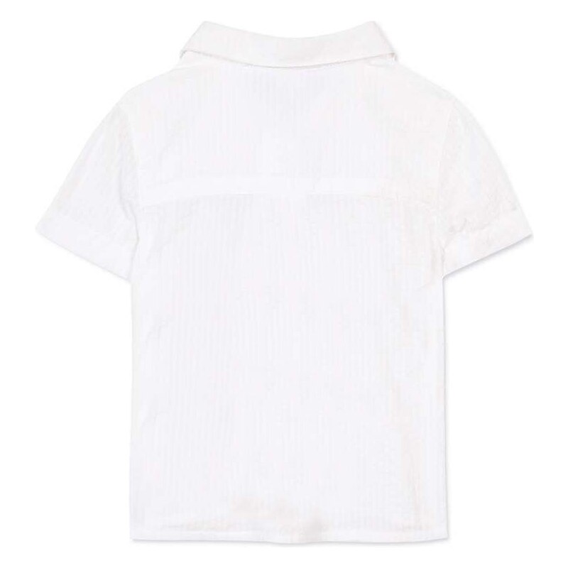 Bavlnená košeľa pre bábätká Tartine et Chocolat biela farba