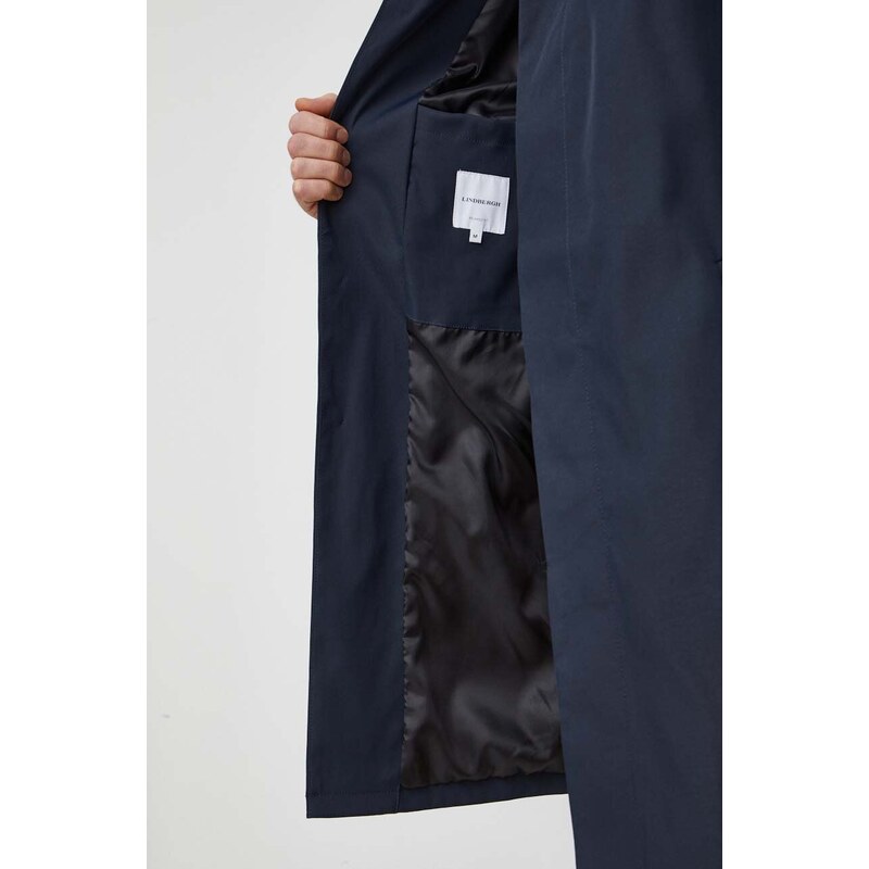 Kabát Lindbergh pánsky, tmavomodrá farba, prechodný
