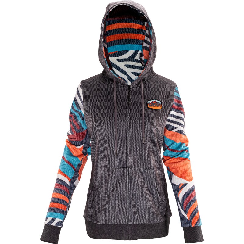 Leatt mikina Premium Stripes na zips, dámska 48356537