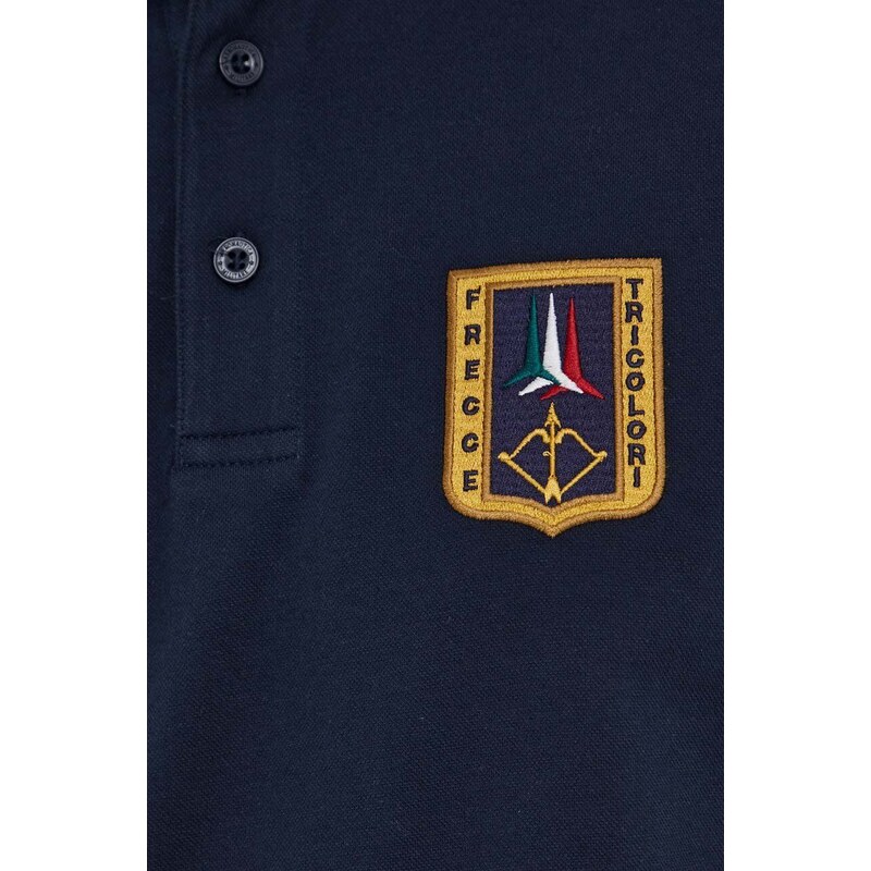 Polo tričko Aeronautica Militare pánsky, tmavomodrá farba, s nášivkou