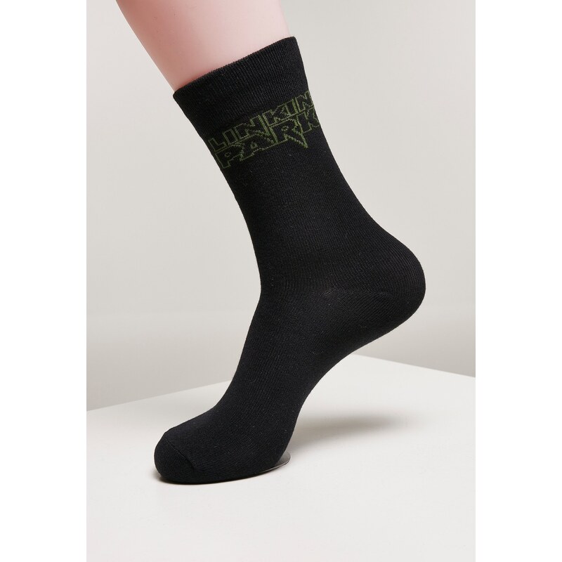 Merchcode Linkin Park Socks 2-Pack Black/White 50661401