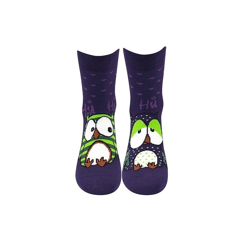 PRUHANA vzorované ponožky Boma - mix 12 Čučoriedková 35-38 1 pár 48359091