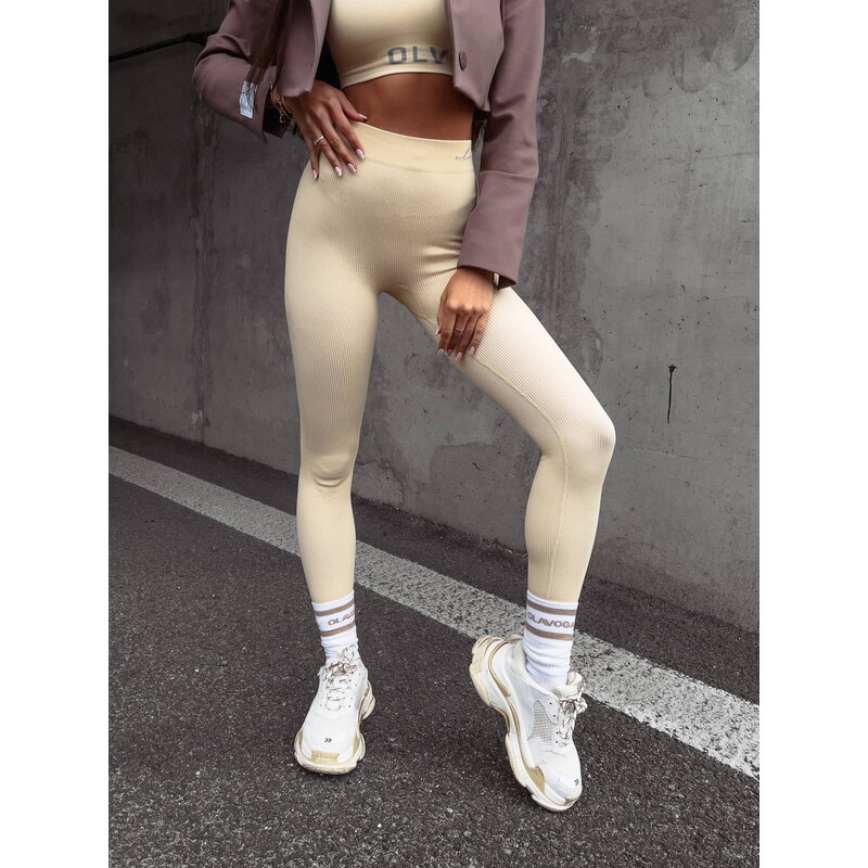 Beige leggings CLASIC 2023 OLAVOGA 57752992