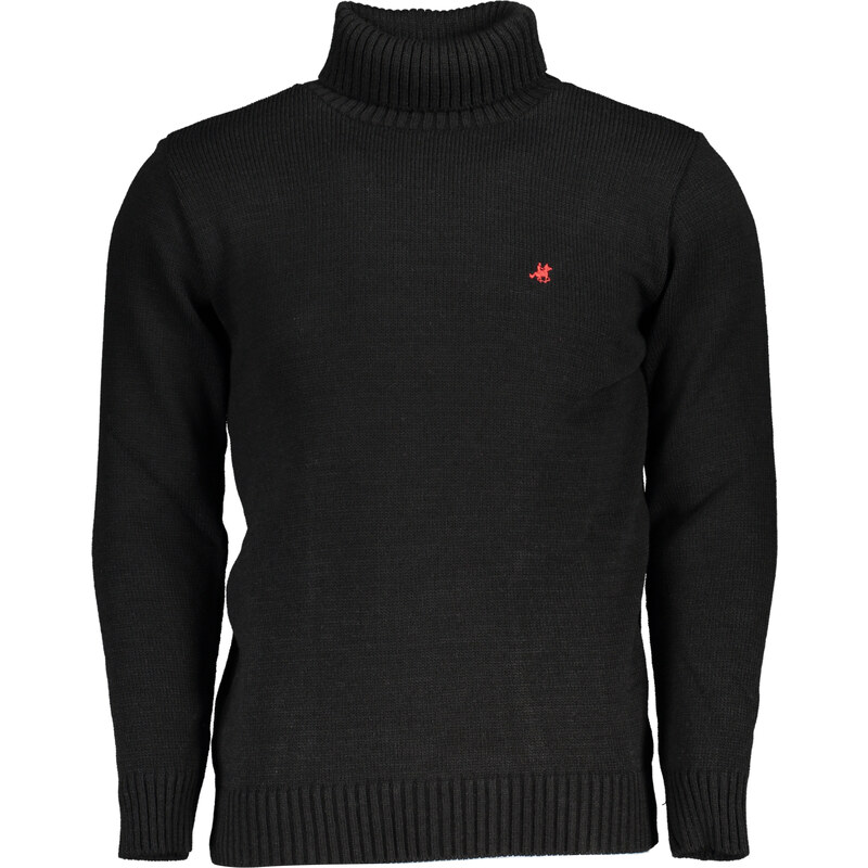 U.S. GRAND Čierny pánsky rolák US Grand Polo 64711186