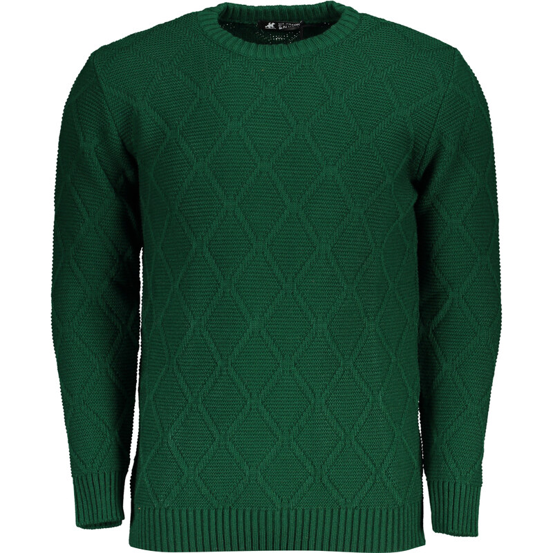 U.S. GRAND Zelený pánsky sveter US Grand Polo 64707040