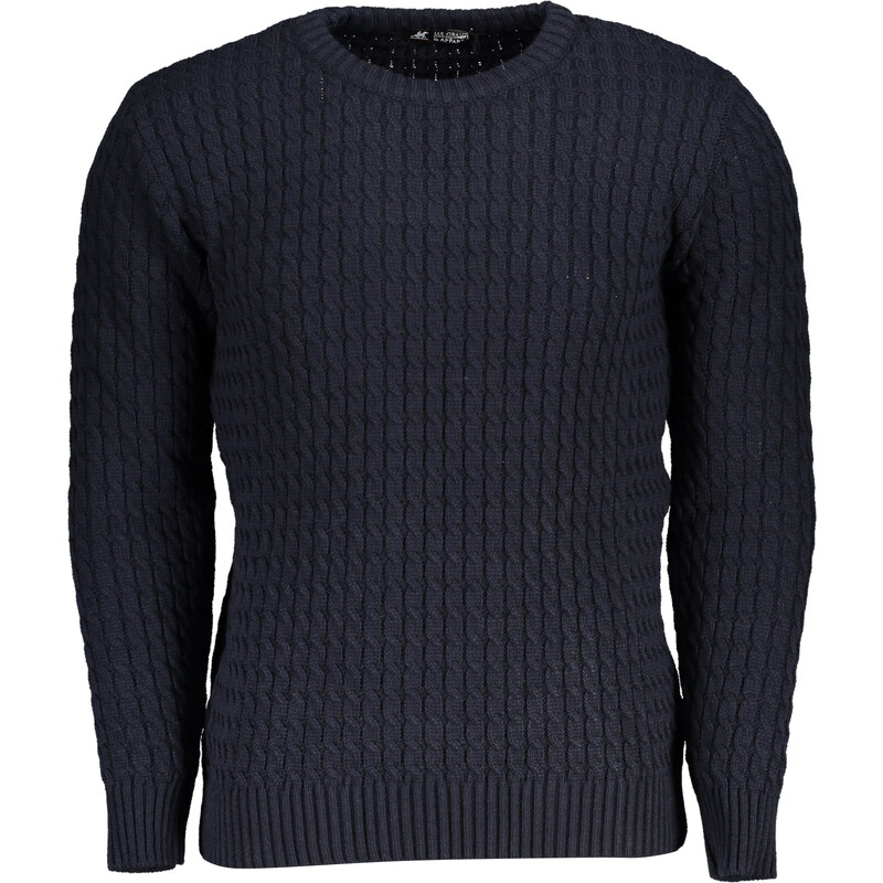 U.S. GRAND Pánsky modrý sveter US Grand Polo 64710394