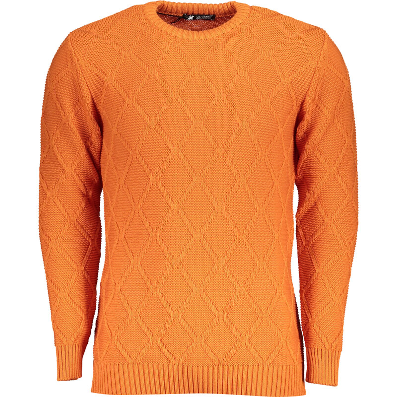 U.S. GRAND Pánsky oranžový sveter 64705590