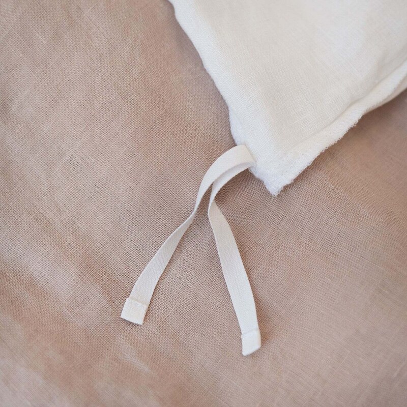 Linen Tales Obliečky z konopného vlákna v Bielej farbe
