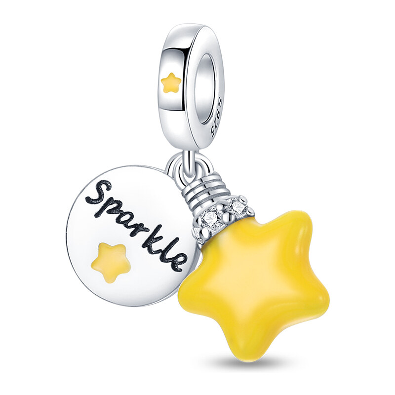 Royal Fashion strieborný prívesok Luminiscenčná hviezda 50036845