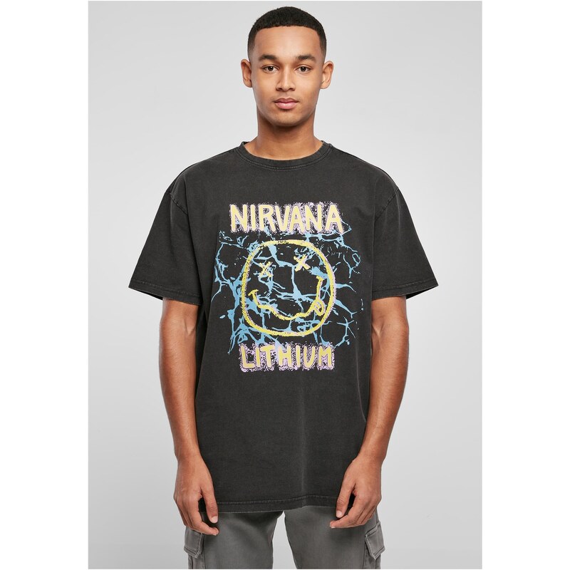 Mister Tee Mens Nirvana Lithium T-Shirt - Black 50686468