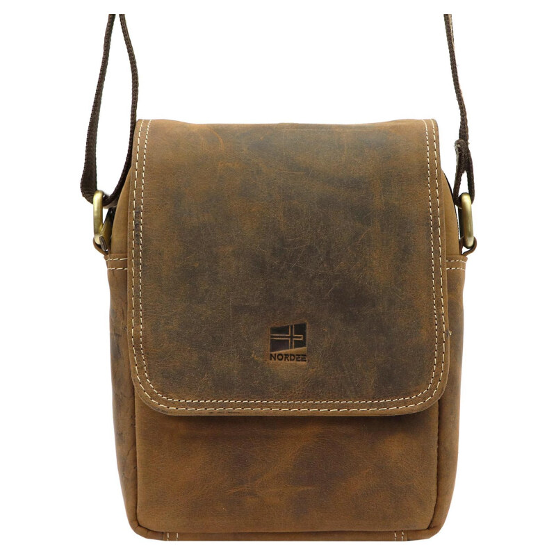 Pánska kožená croosbody taška (GT208) 48419191