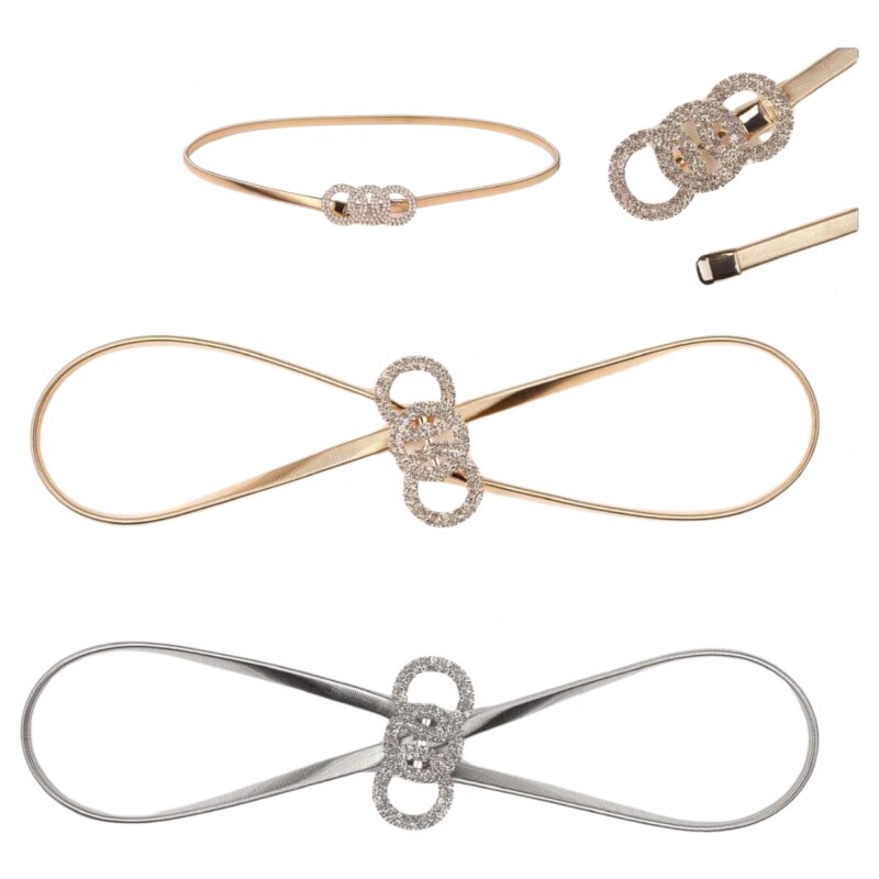 Katrins Fashion Kovový ozdobný opasok 48419227