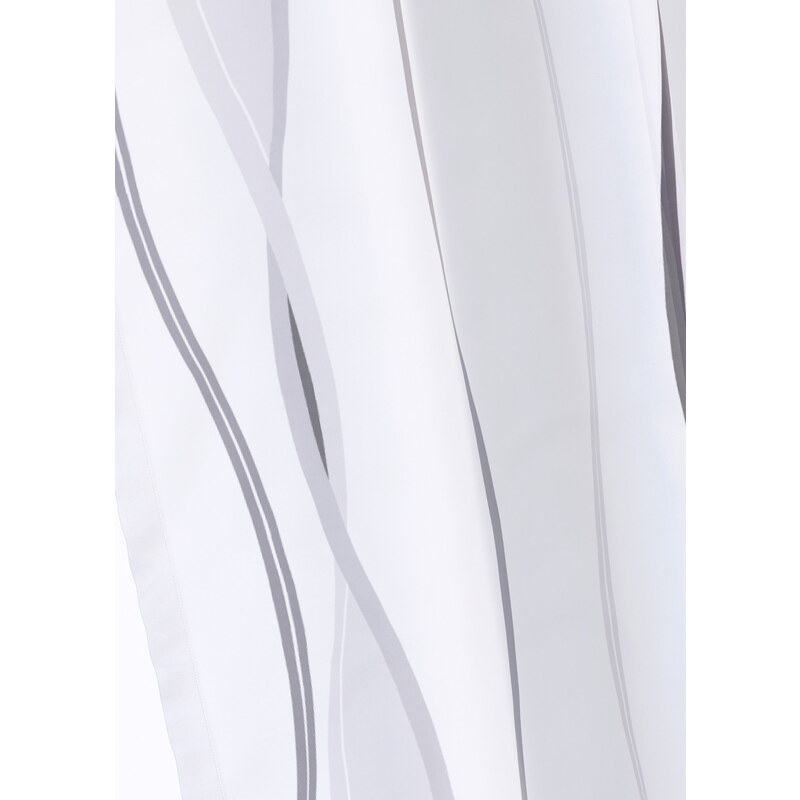 bonprix Záclona so zvlneným vzorom (1 ks v balení), farba strieborná, rozm. D/Š: 145/140 cm