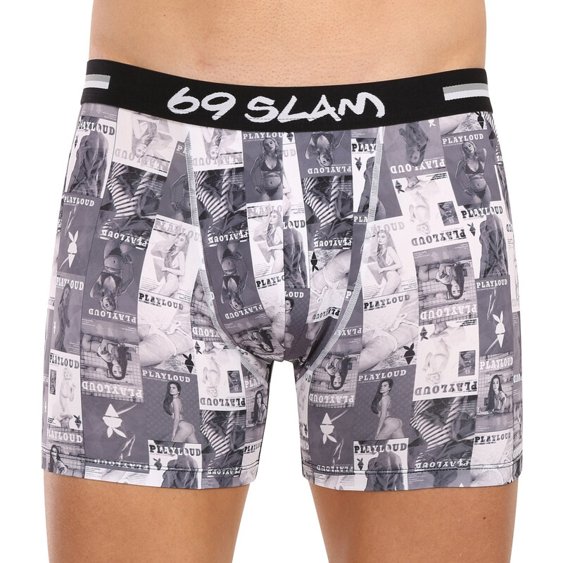 Pánske boxerky 69SLAM fit playloud magazine (MCYPMG-PO) 47894593