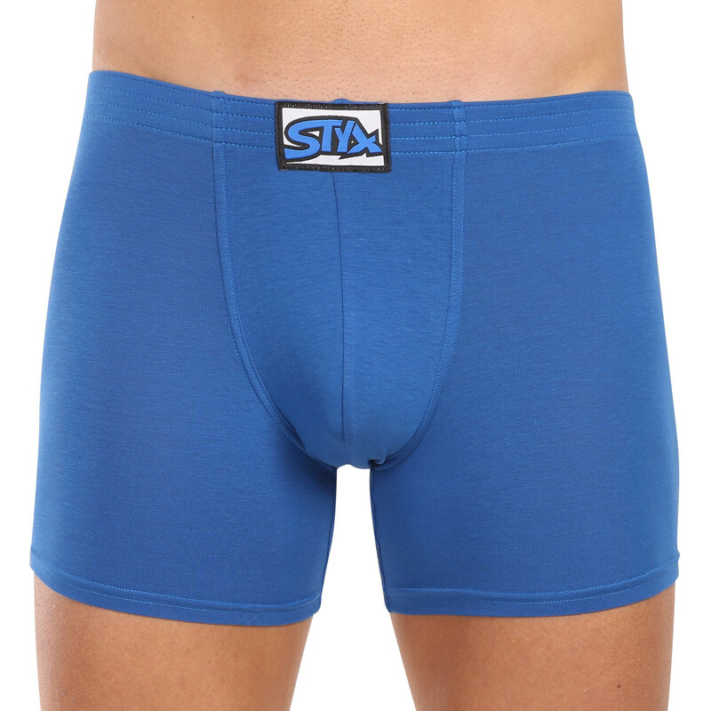 Pánske boxerky Styx long klasická guma modré (F1167) 48528076