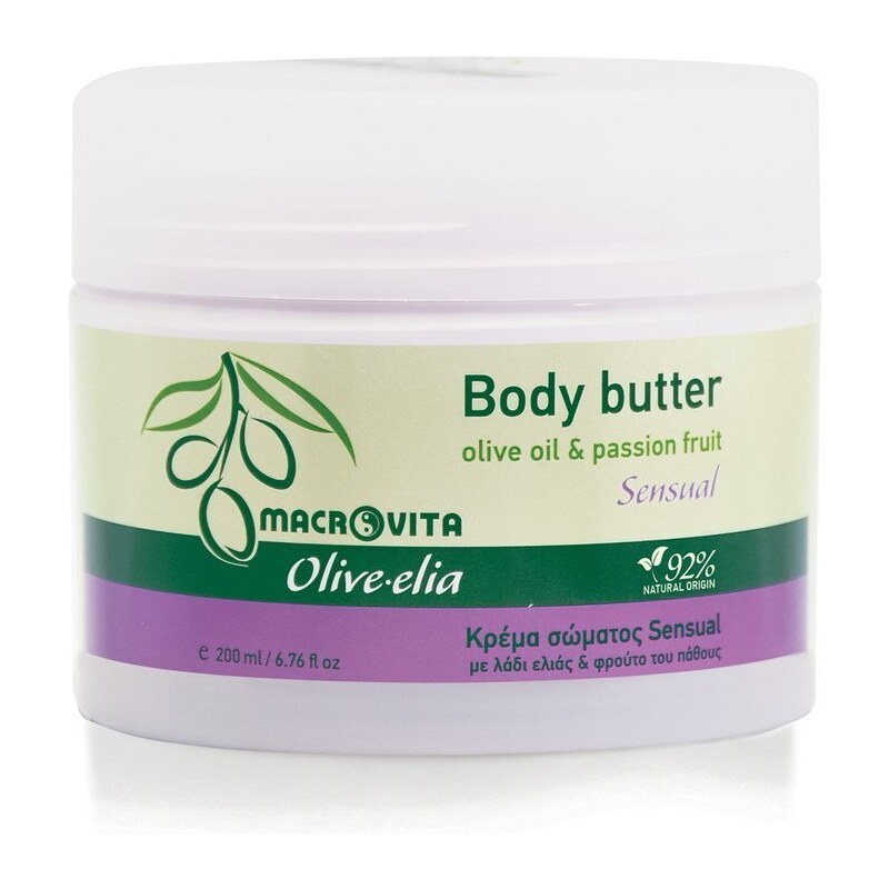 Olive.Elia - Macrovita Macrovita Olive-Elia Body butter sensual - Telové maslo sensual 200 ml