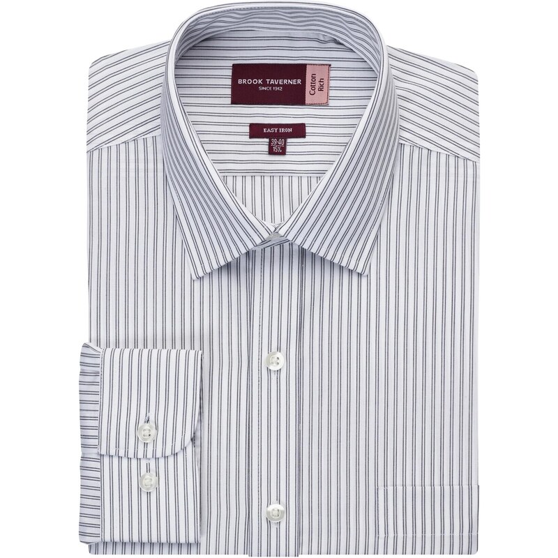 Prúžkovaná pánska košeľa Rufina Classic Fit dlhý rukáv Brook Taverner 62678576