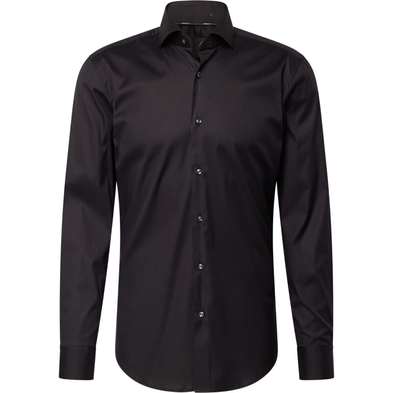 BOSS Biznis košeľa P-HANK čierna 53715556