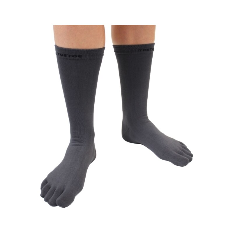 MEN PLAIN prstové ponožky ToeToe Antracit 1 pár 48545330