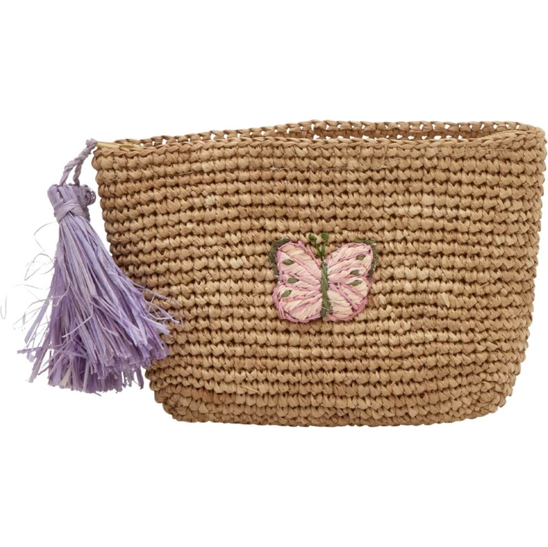 E-shop rice Peňaženka Raffia Butterfly / Lavender