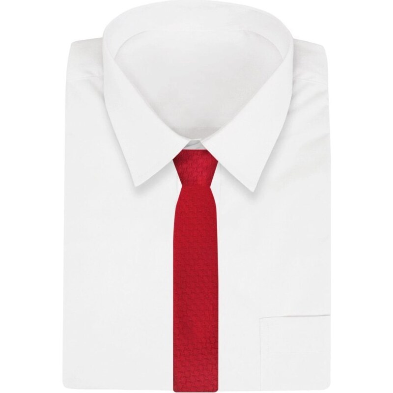 Červená pánska kravata Angelo di Monti