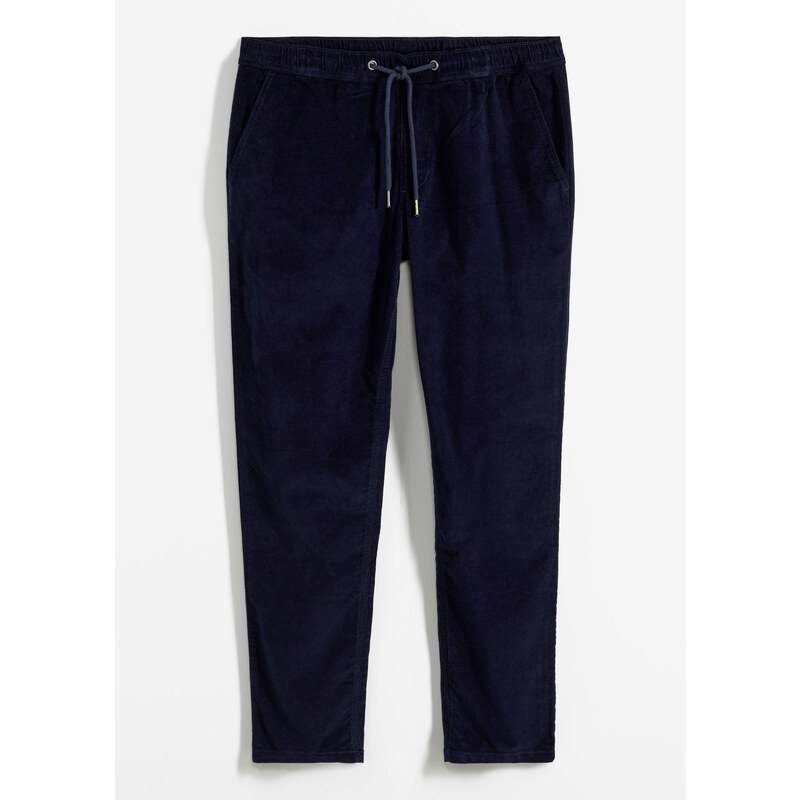 bonprix Kordové nohavice bez zapínania, rovné, Regular Fit, farba 46552162