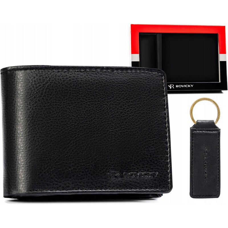 Darčekový set: peňaženka a kľúčenka z ekologickej kože - Rovicky 58387655