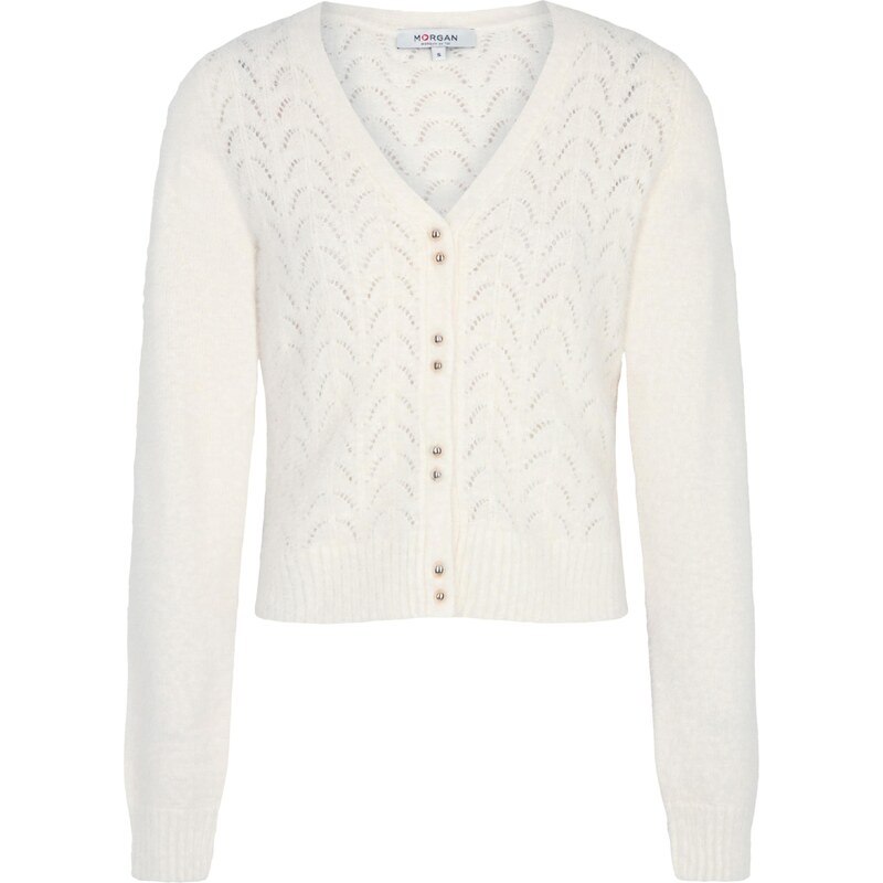 Morgan Kardigán prírodná biela 67359038