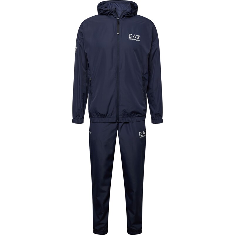 EA7 Emporio Armani Tepláková súprava námornícka modrá / biela 57261366