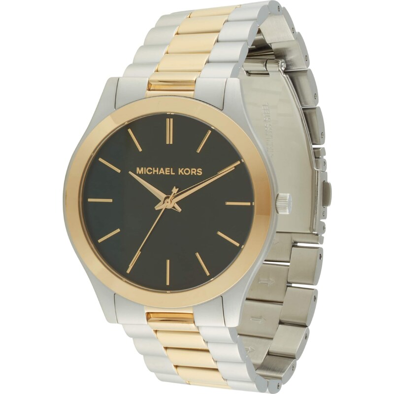 Michael Kors Analógové hodinky SLIM RUNWAY zlatá / smaragdová / 62184070