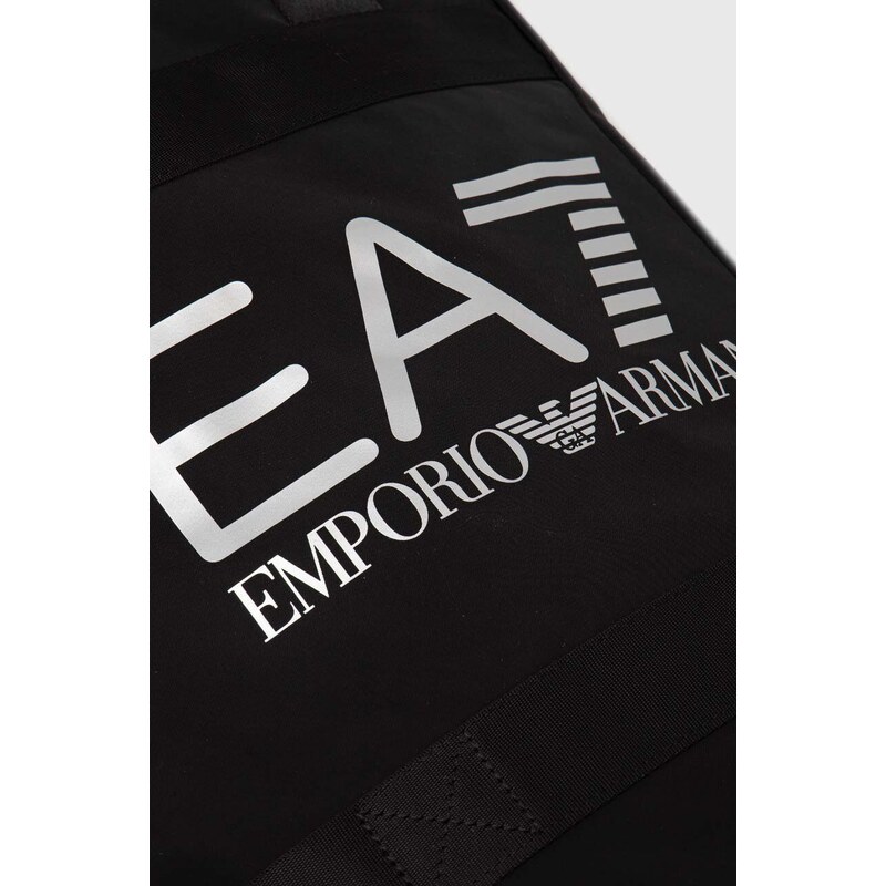 Taška EA7 Emporio Armani čierna farba