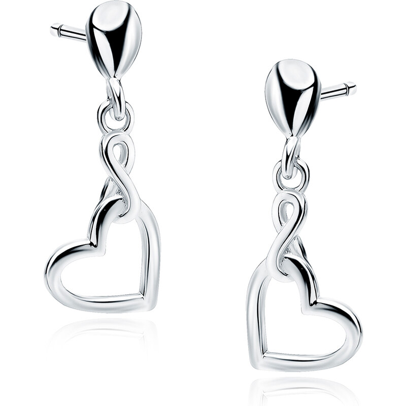 Dámske strieborné náušnice LIMA 48608055