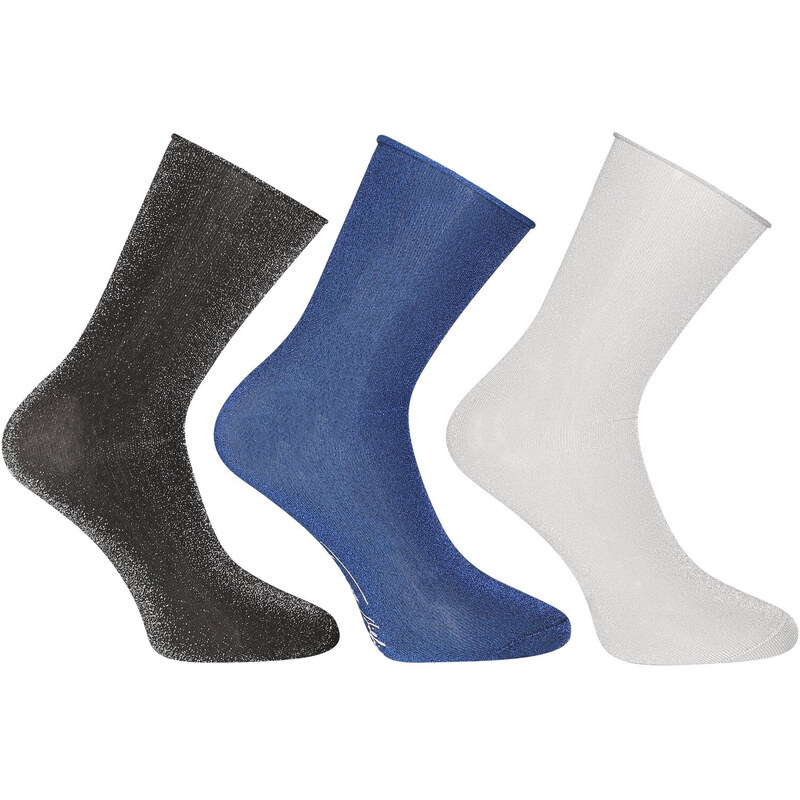 3PACK dámske ponožky Tommy Hilfiger vysoké viacfarebné (701226102 001) 48608565