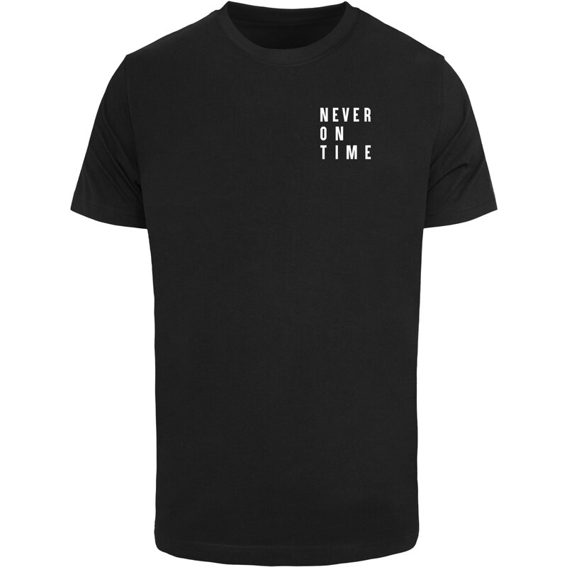 Mister Tee Black T-shirt Never On Time 50647850