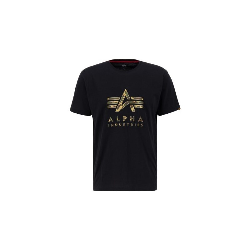 Alpha Industries tričko pánske CAMO PP T black