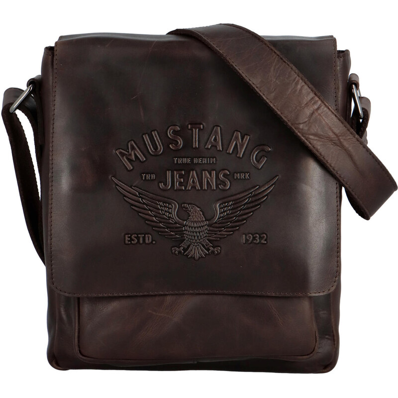 Kožená pánska taška hnedá - Mustang Valetia hnedá 57820000