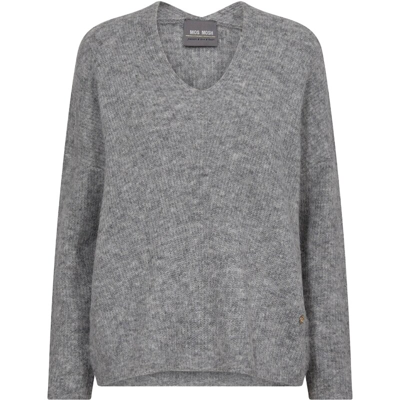MOS MOSH Sveter sivá melírovaná 54263198