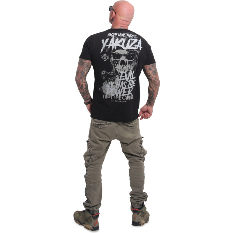 Yakuza tričko pánske EVIL ONLY V2 TSB 23033 BLACK