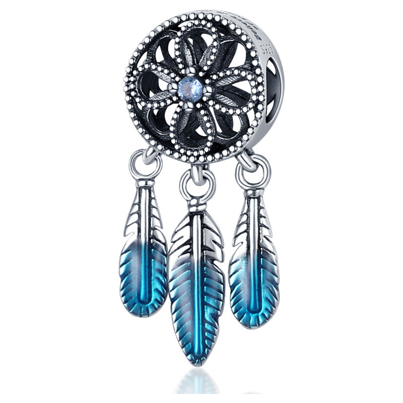 Royal Fashion strieborný prívesok Lapač snov 49213537