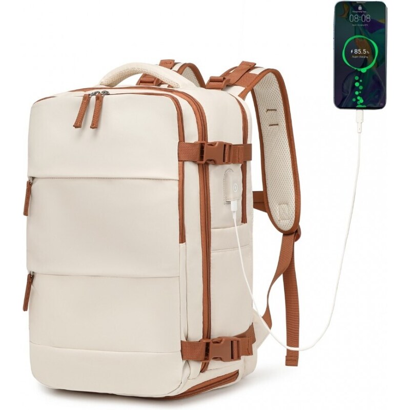 KONO Batoh - priedušný s USB portom a priehradkou na topánky, 25L, 48636006