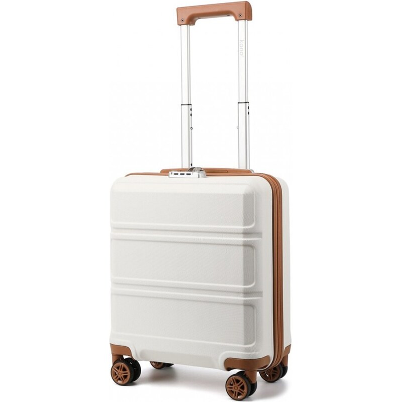 KONO Cestovný kufor - Ariel malý, príručný, 16, béžovohnedý 48639870
