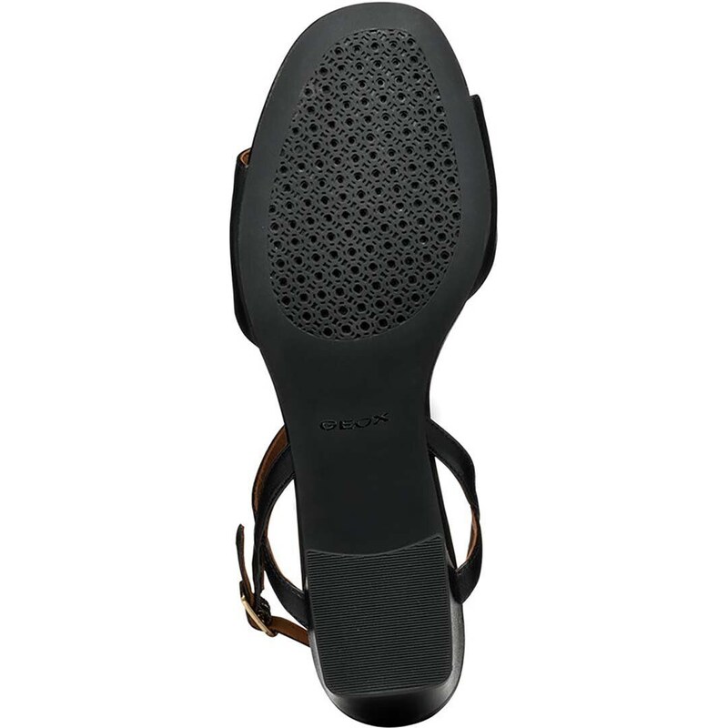 Kožené sandále Geox D NEW ERAKLIA 50 čierna farba, D45RNA 000TU C9999